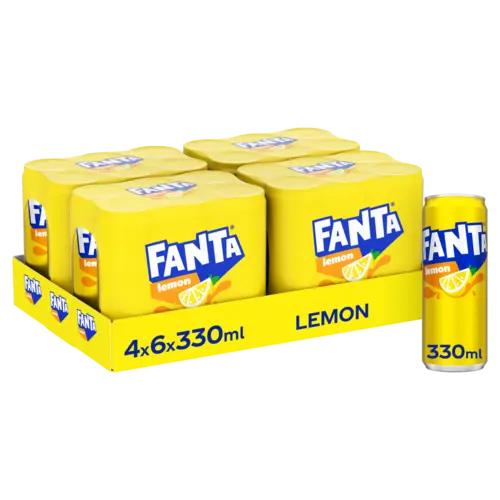 Fanta Lemon Cans