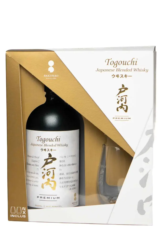 Togouchi Premium Giftbox + 2 verres - 40°