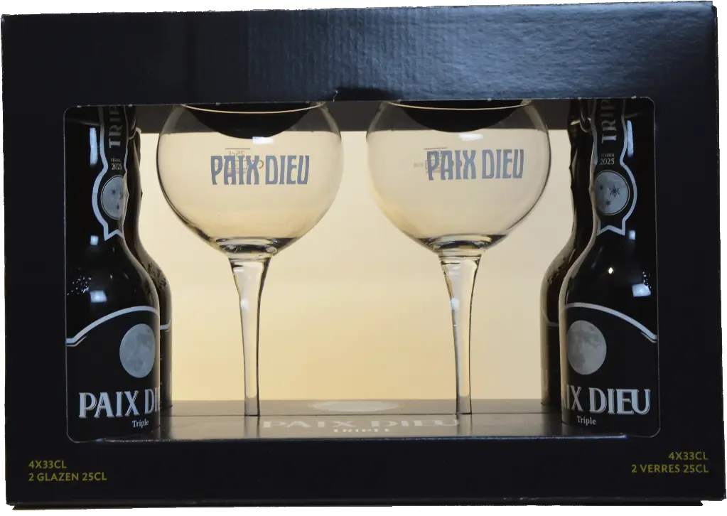 Coffret Paix Dieu + 2 verres