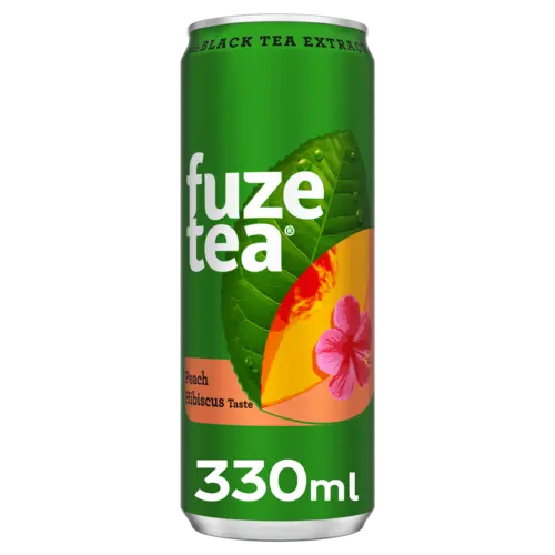 [161623] Fuze Tea Peach Hibiscus Cans