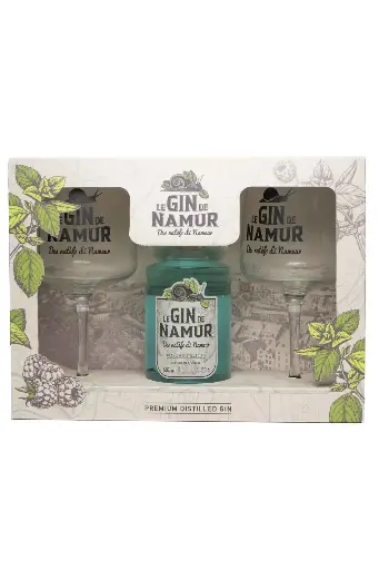 [301390] Gin de Namur Box Inédite Verres - 40°