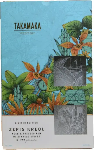 [315187] Takamaka Zepis Kreol + 2 verres - 43°