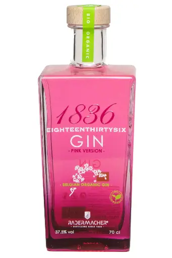 [300023] 1836 Belgian Organic Pink Gin - 37,5°