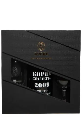 [272956] Porto Kopke Colheita 2009 - Coffret Bois + 2 verres - 20°